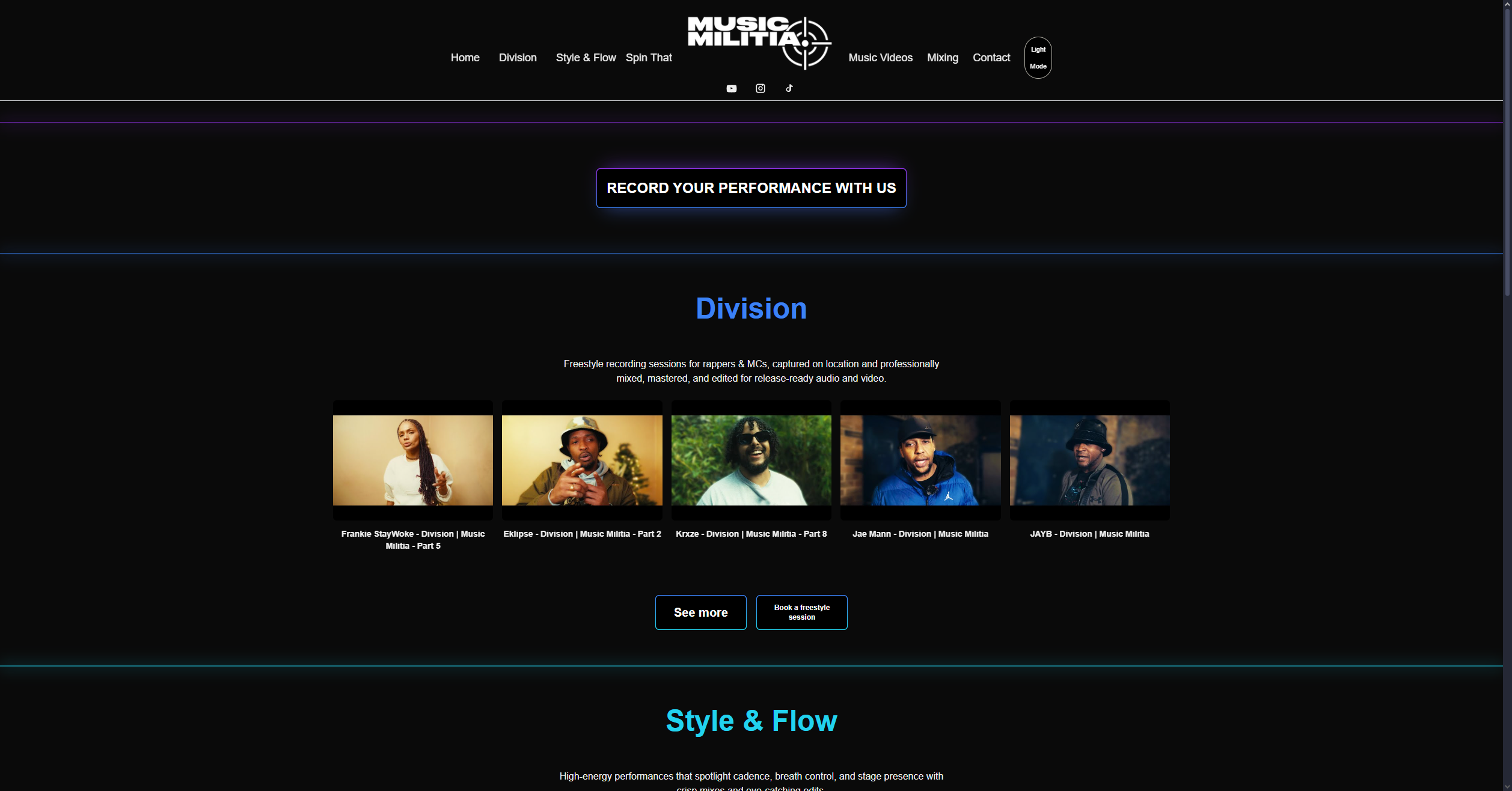 Music Militia Media Hub